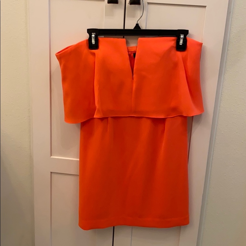 BCBG Mini Coral Colored Dress